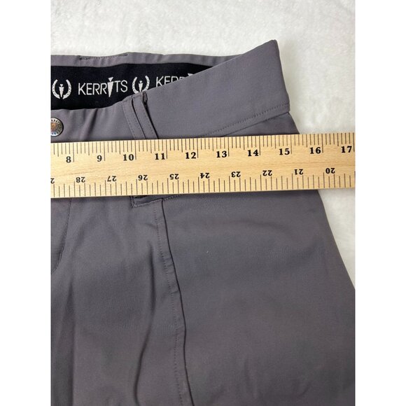 Kerrits Taupe Full Seat Riding Tights With Grip Panels & Zipper Pockets  Medium - Picture 6 of 13
